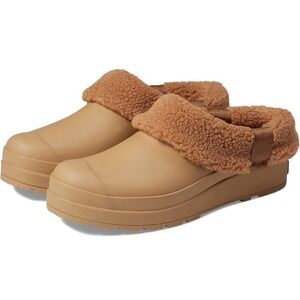 Hunter Women's W Play Sherpa Insulated Clog Tawny Tan Size 6!!!!